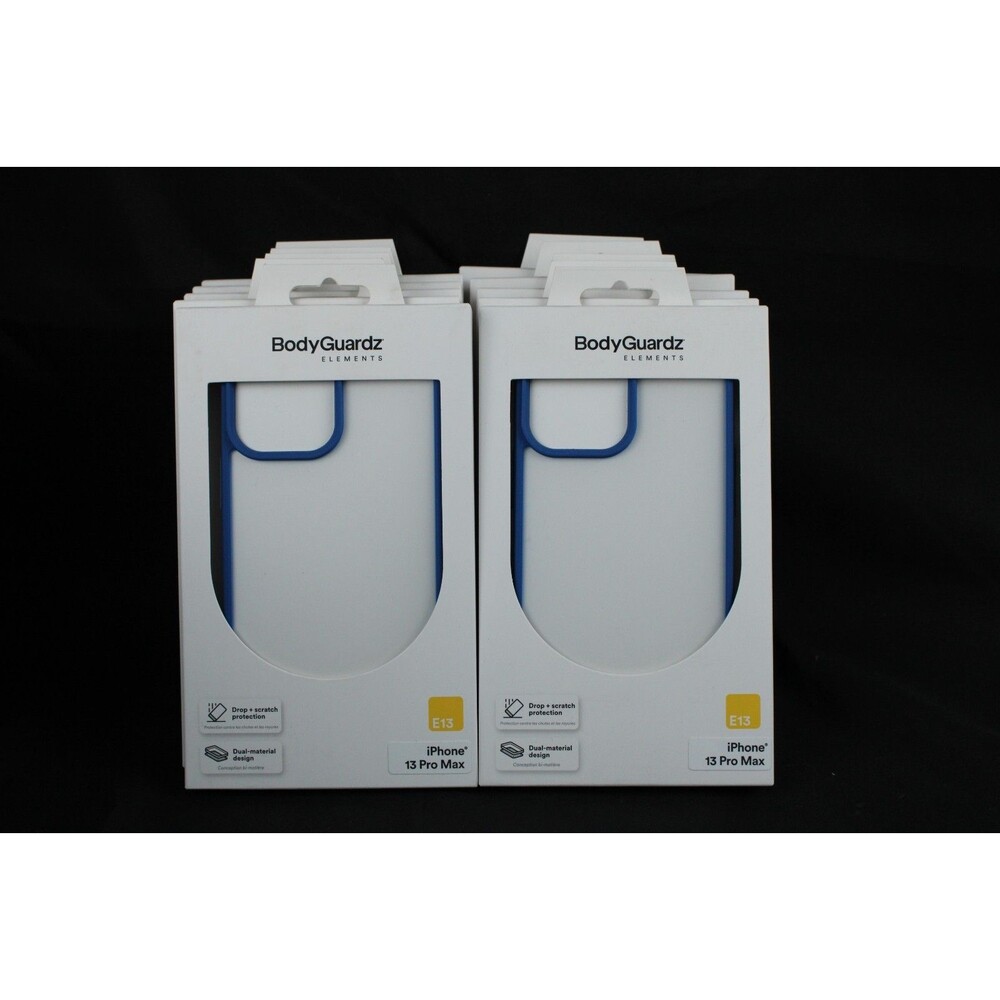 New BodyGuardz Elements E13 Hard Case for iPhone 13 Pro Max - Dusty Blue